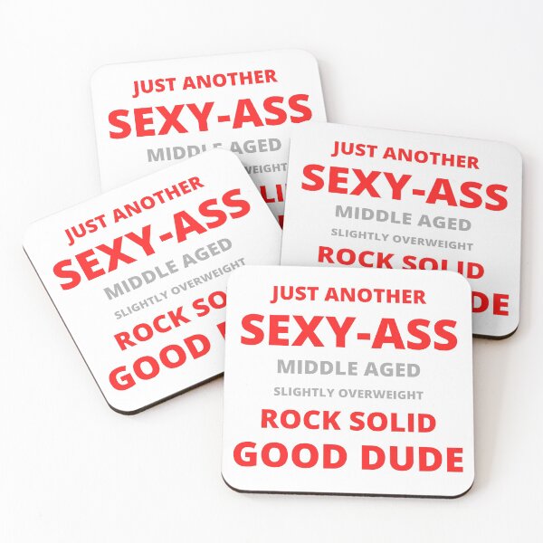 Item preview, Just Another Sexy-Ass Good Dude - Red/Gray designed and sold by ryanwfraser.