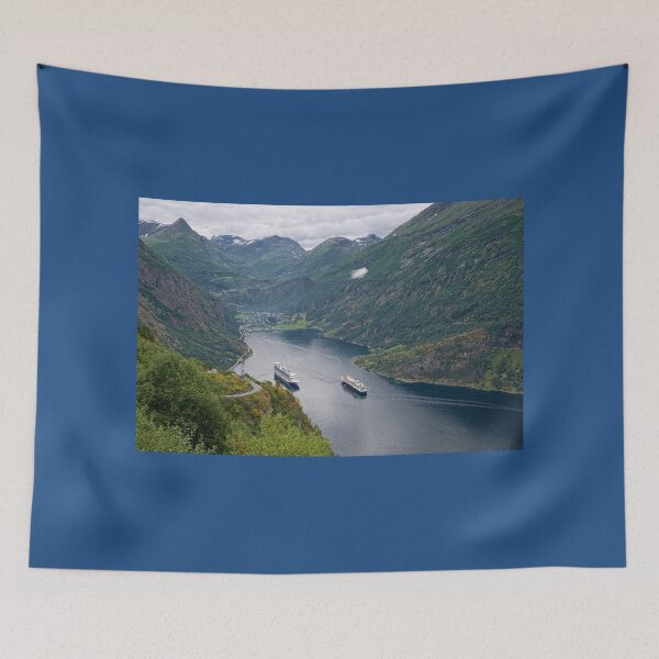 Item preview, The Beautiful Geirangerfjord designed and sold by Lucinda Walter.