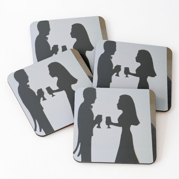 Item preview, Bride and groom silhouette designed and sold by Mike Valentine.