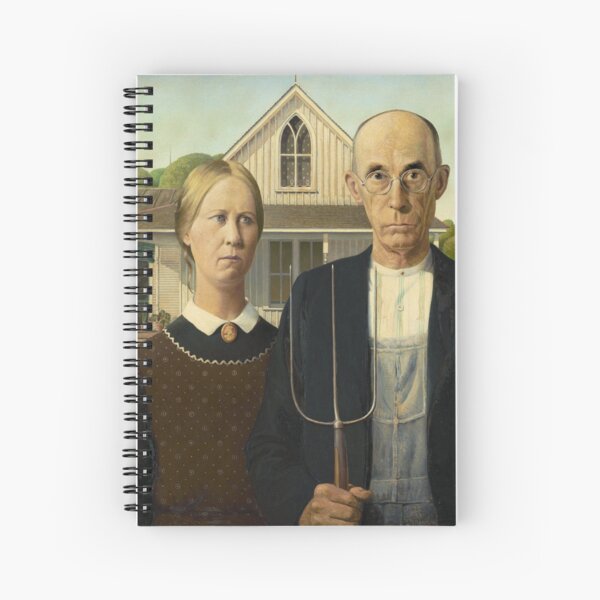 Grant DeVolson Wood American Gothic 1930 Classic Elderly Farmer