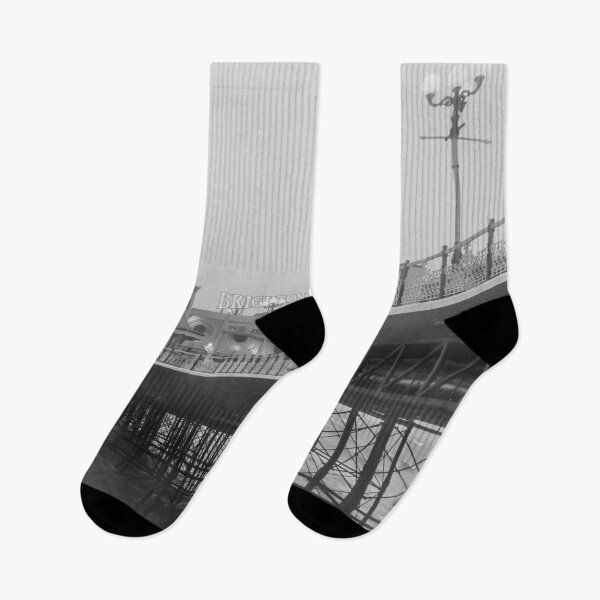 Item preview, Under Brighton Pier Black and White designed and sold by RezieMart.