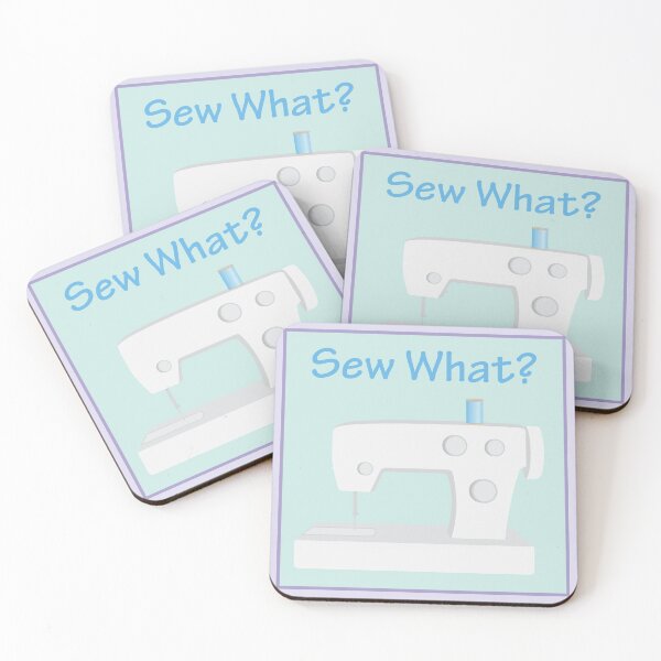 Item preview, Sew What? Sewing machine with spool of thread designed and sold by tandaleah.