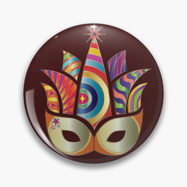 Item preview, Colorful Clown Theatre Mask Design designed and sold by Nobiya.