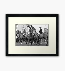 Waiting the Hounds Framed Print
