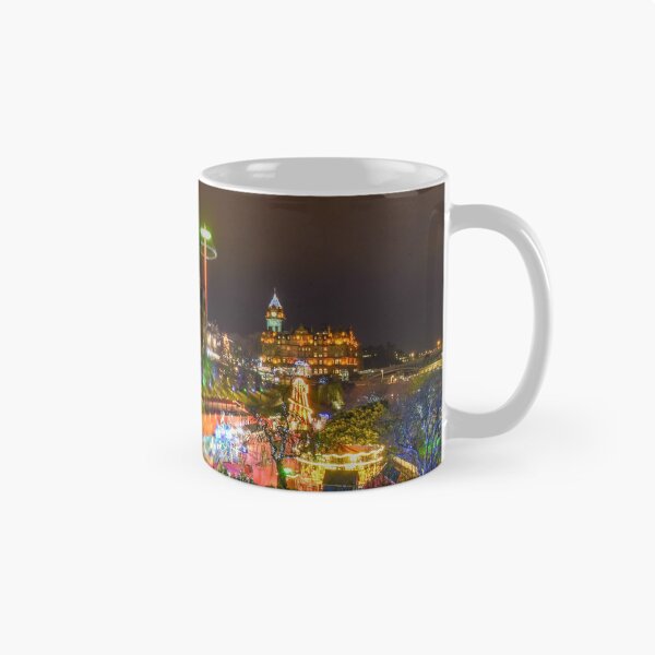 Item preview, Princes Street, Edinburgh at night designed and sold by RezieMart.