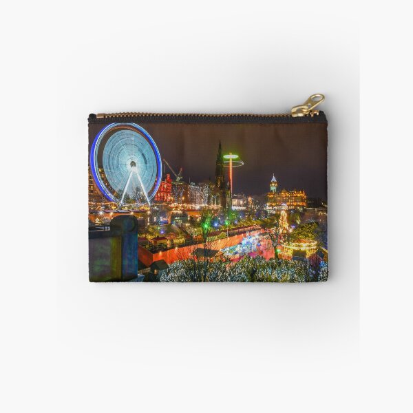 Item preview, Princes Street, Edinburgh at night designed and sold by RezieMart.