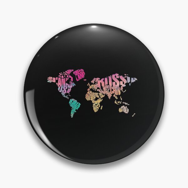 Item preview, Typography World Map. designed and sold by suddenlysomeday.