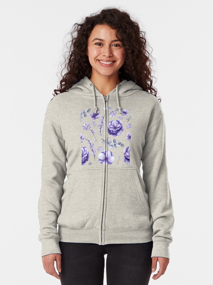 lilac color hoodie