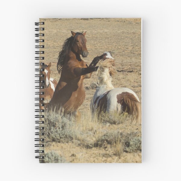 Item preview, Fighting Wild Horses-Signed-2702 designed and sold by JL Woody Wooden.