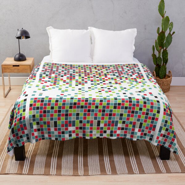 Item preview, Retro Falling Mosaic Pieces Pattern Digital Art designed and sold by createdbycam.