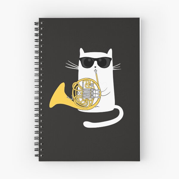 Item preview, Jazz Cat Playing French Horn - Cool Smooth T-Shirt designed and sold by SithJedi.