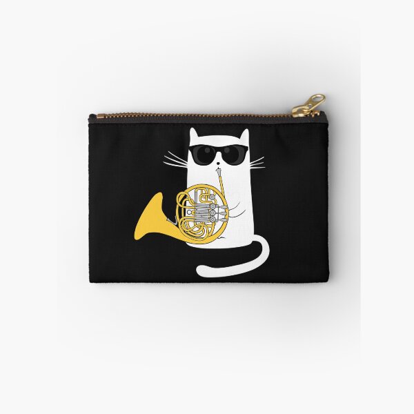 Item preview, Jazz Cat Playing French Horn - Cool Smooth T-Shirt designed and sold by SithJedi.