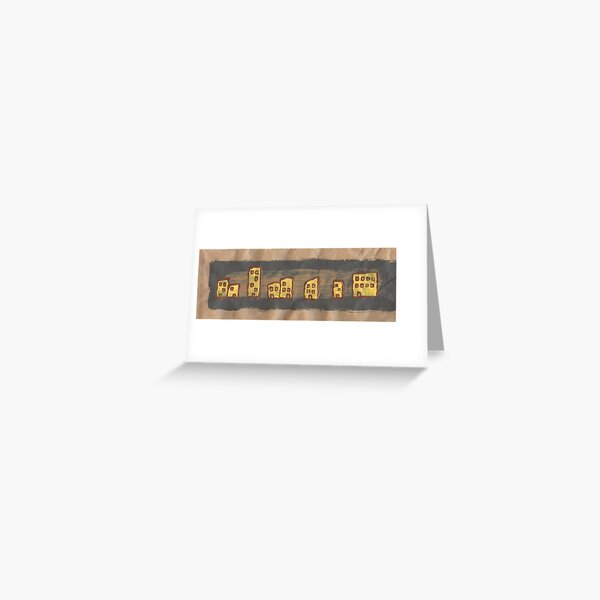 Long Mini City Greeting Card