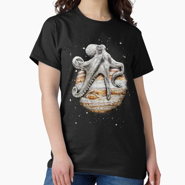 Vista previa del artículo con la obra «Cefalópodo celestial», diseñado y vendido por jamesormiston.