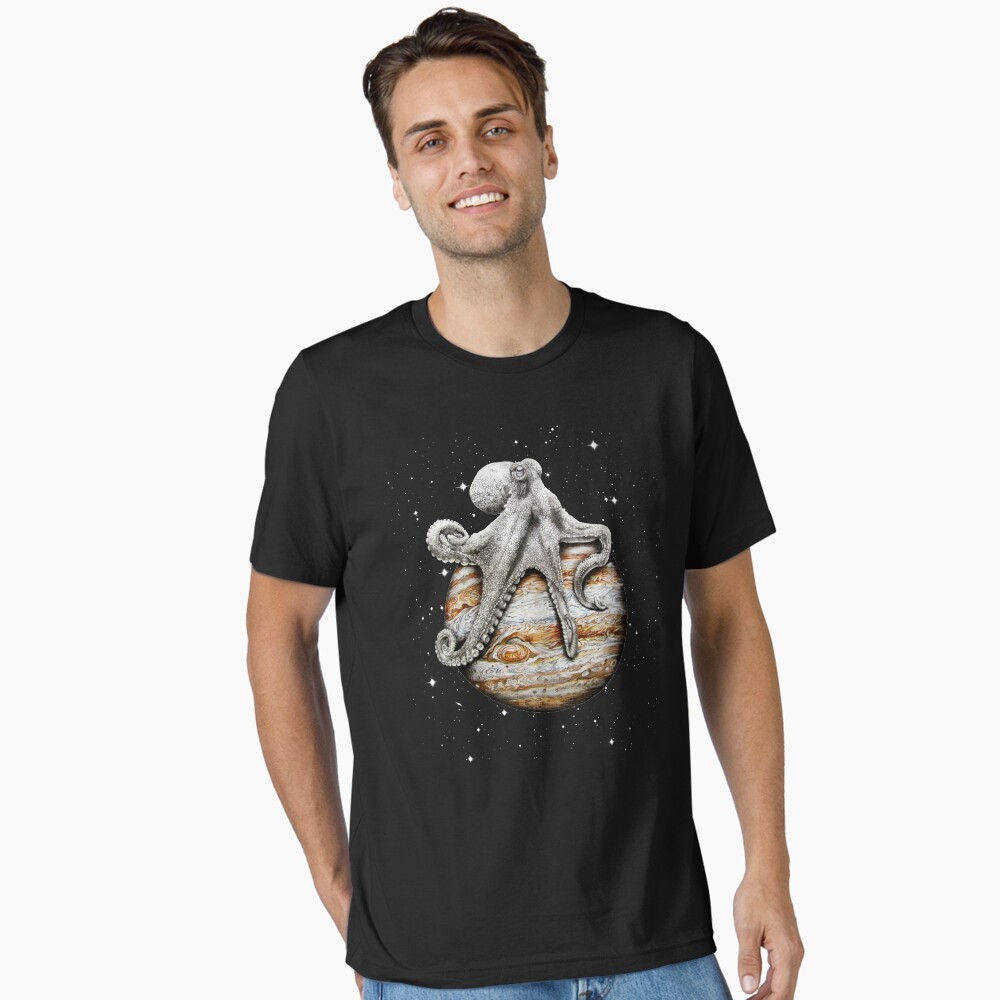 Vista previa del artículo con la obra «Camiseta esencial», diseñado y vendido por jamesormiston.