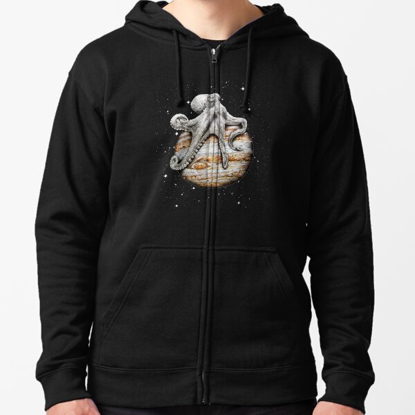 Celestial Cephalopod Zipped Hoodie