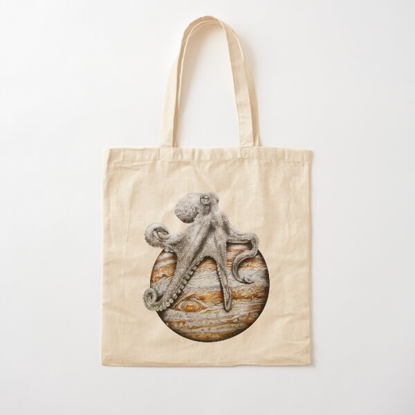 Celestial Cephalopod Cotton Tote Bag