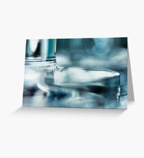 Together.... again... (bright blue version) Greeting Card