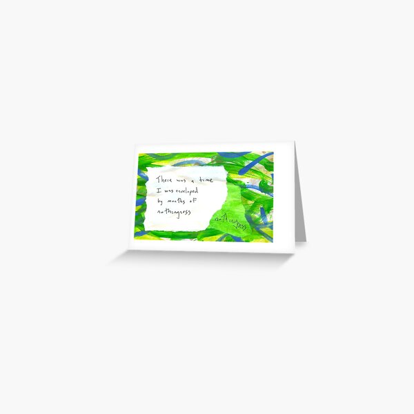 Nothingness Greeting Card