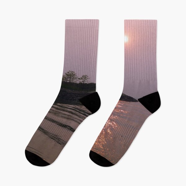 Item preview, Foggy Sunrise River Landscape designed and sold by Anna Lemos.
