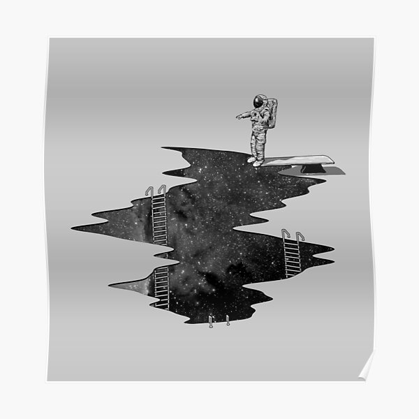 Space Diving Poster