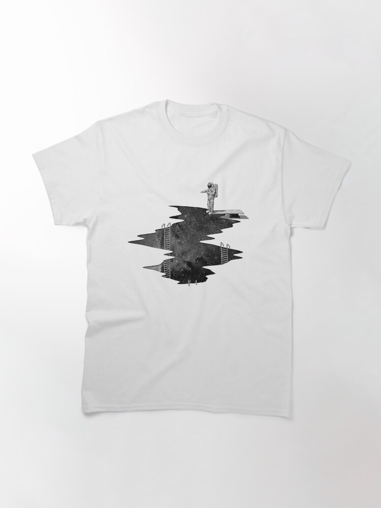 Thumbnail 3 of 7, Classic T-Shirt, Space Diving designed and sold by nicebleed.