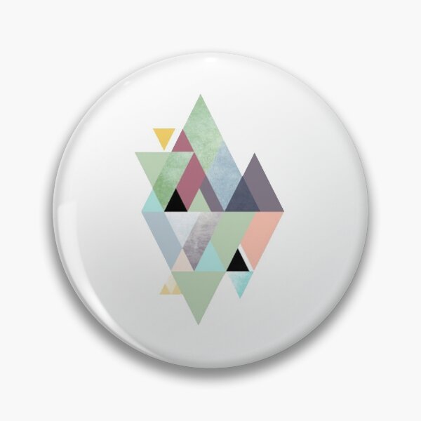 Item preview, Multi colored triangle pattern art design designed and sold by MindChirp.