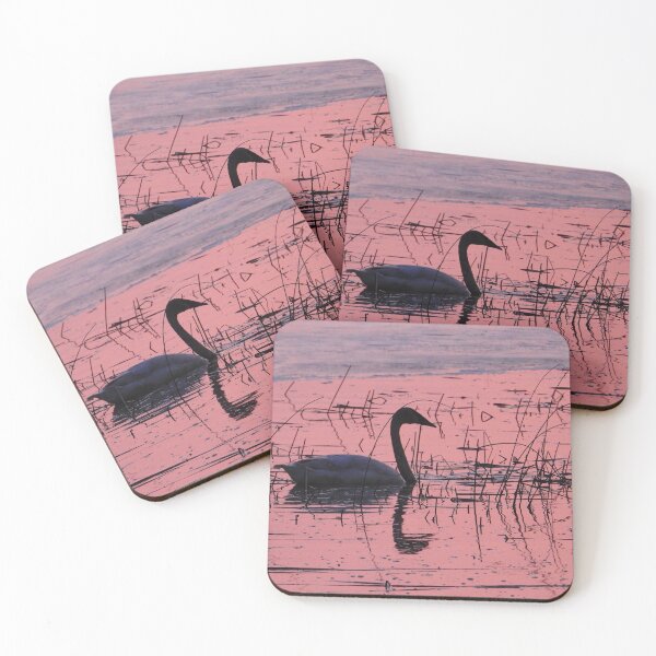 Item preview, Trumpeter Swan in Pink Sunset designed and sold by Debbie Center.