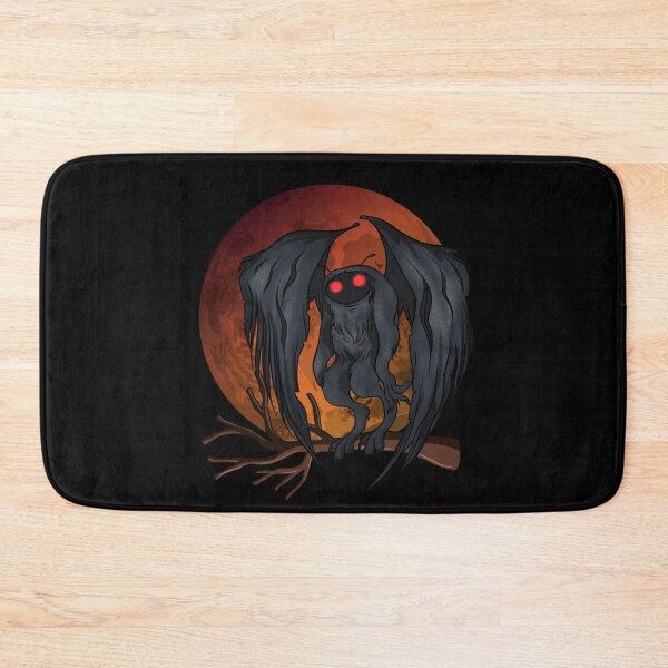 Item preview, Mothman Full Moon Original Artwork-  Point Pleasant, WV Cute Cryptid Gift designed and sold by NatIntrovertSoc.