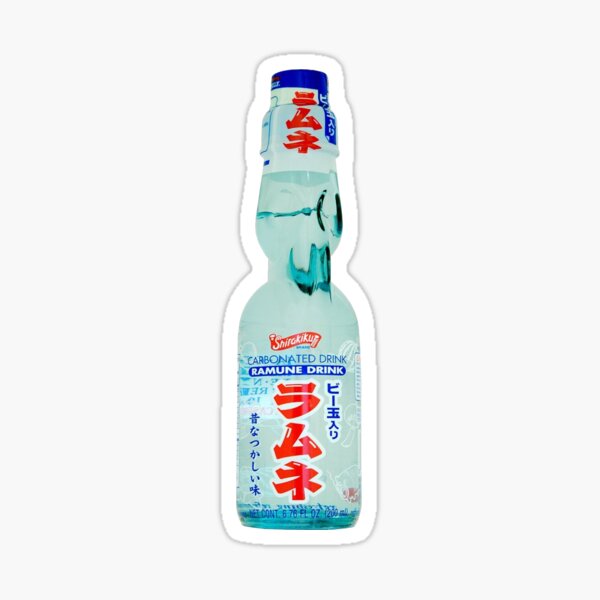 Vista previa del artículo con la obra «Pegatina Bebida carbonatada Ramune», diseñado y vendido por janniechang.