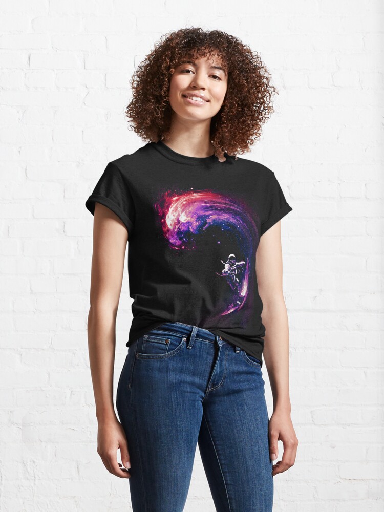 Alternate view of Space Surfing II Classic T-Shirt
