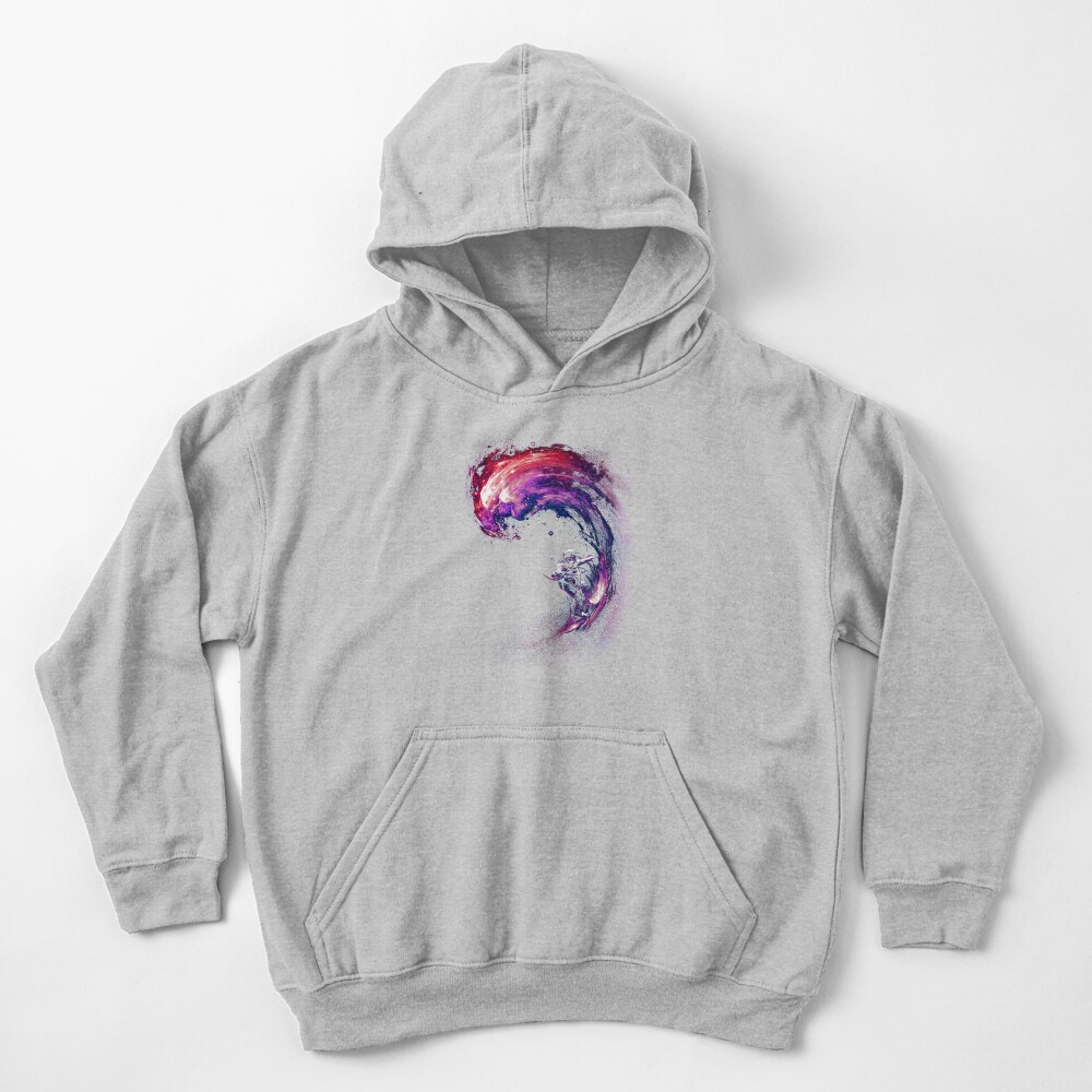 Space Surfing II Kids Pullover Hoodie