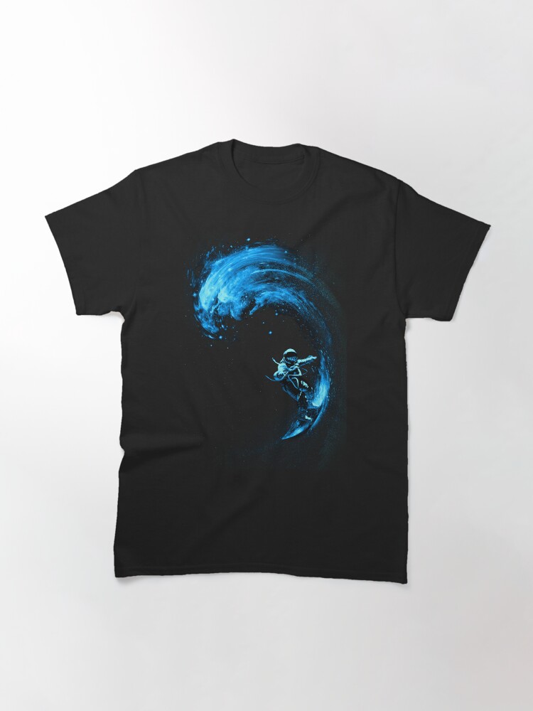 Thumbnail 3 of 7, Classic T-Shirt, Space Surfing designed and sold by nicebleed.