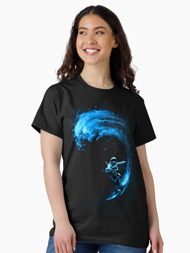 Thumbnail 1 of 7, Classic T-Shirt, Space Surfing designed and sold by nicebleed.