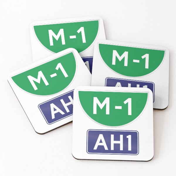 Item preview, Asian Highway 1 / Pakistan M-1 Motorway Sign designed and sold by travelwitheric.