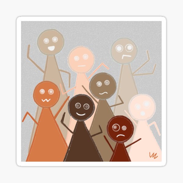 Different Person Different Perception Sticker