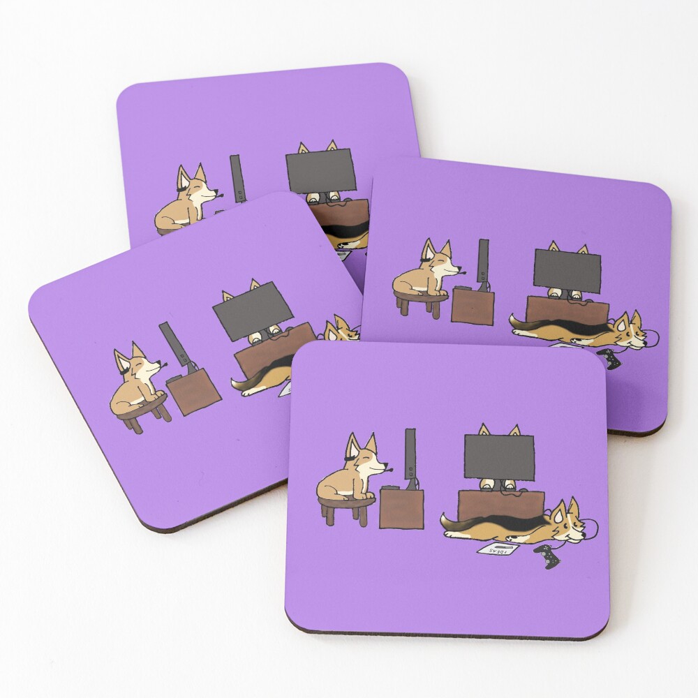 Item preview, Coasters (Set of 4) designed and sold by SSDoodles.