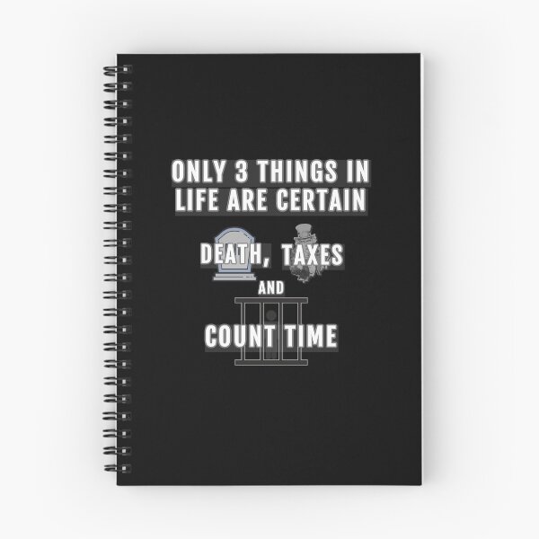 Item preview, Corrections Death, Taxes and Count Time designed and sold by MRCoopGroup.