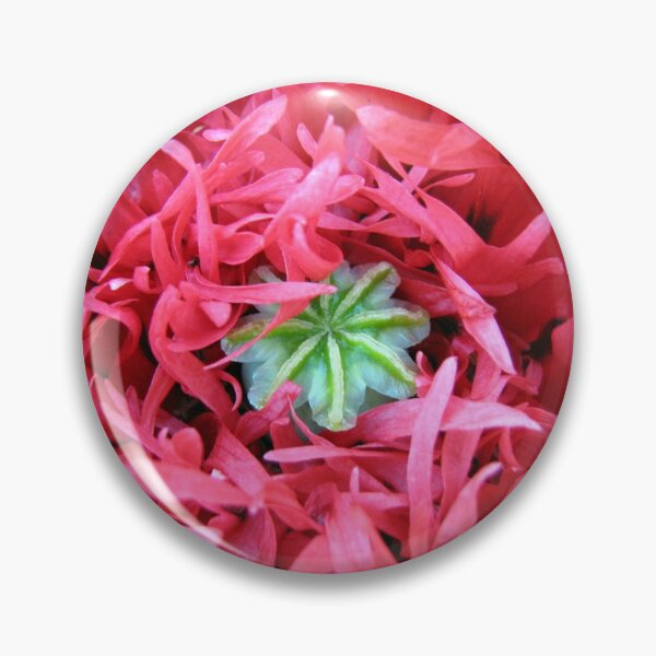 Item preview, Vanity Fair - Red Oriental Poppy in Mirrored Frame designed and sold by BlueMoonRose.