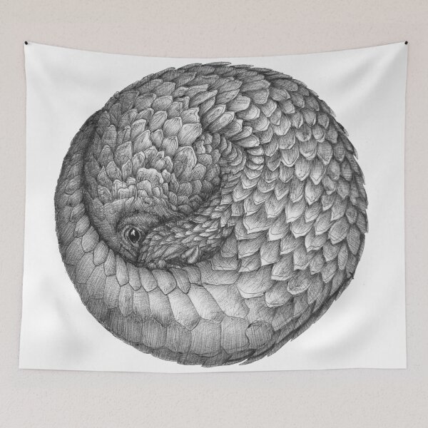 Item preview, The Infinite Pangolin designed and sold by ECMazur Art.