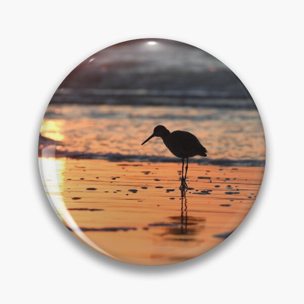 Item preview, a bird walking the shore line  designed and sold by BowToe.