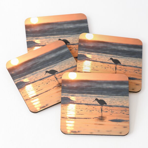 Item preview, a bird walking the shore line  designed and sold by BowToe.