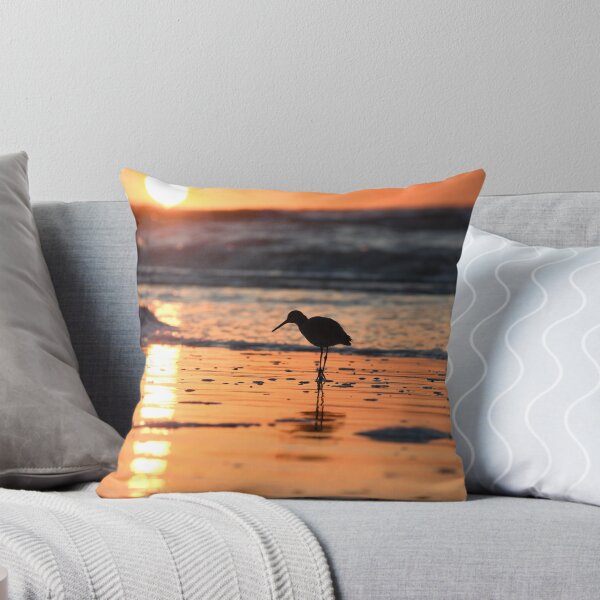 Item preview, a bird walking the shore line  designed and sold by BowToe.