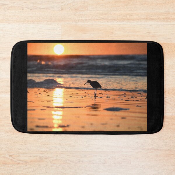 Item preview, a bird walking the shore line designed and sold by BowToe.