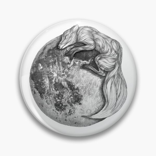 Item preview, Moon Fox designed and sold by ECMazur Art.