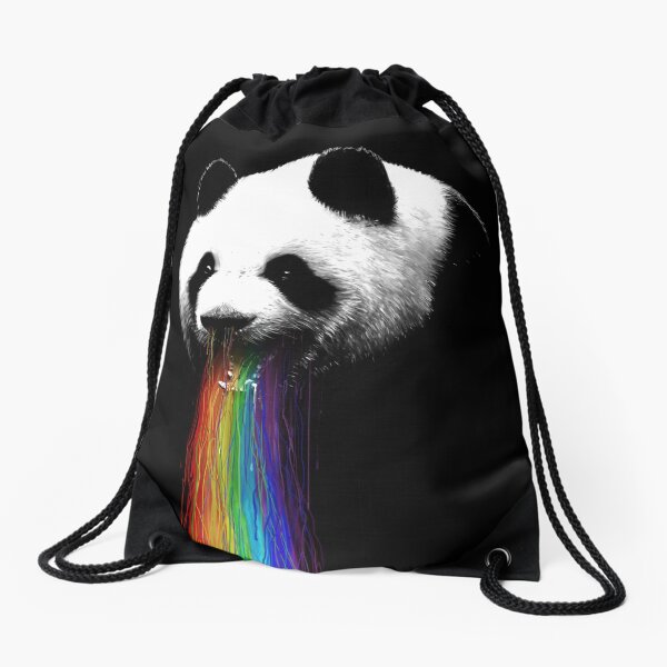 Pandalicious Drawstring Bag