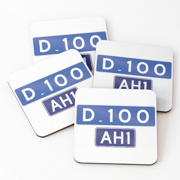 Item preview, Asian Highway 1 / Turkey State Road D.100 Sign designed and sold by travelwitheric.