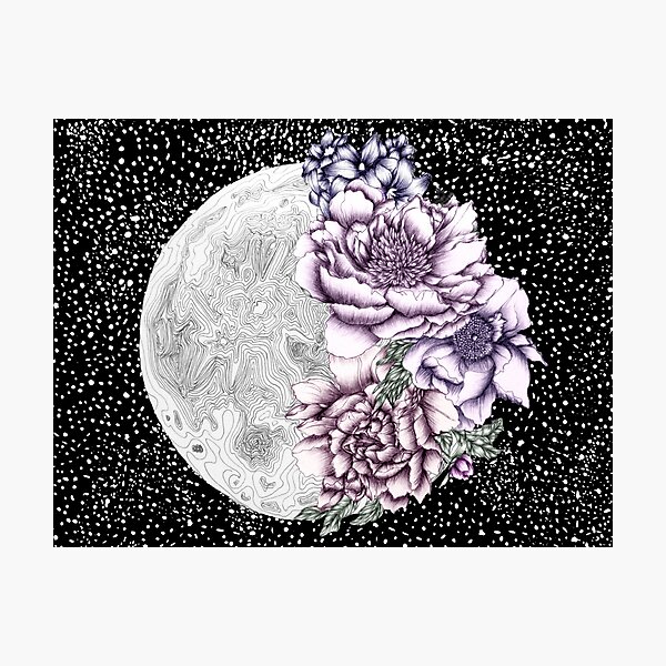 Item preview, Moon Abloom II designed and sold by ECMazur Art.
