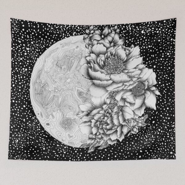 Item preview, Moon Abloom designed and sold by ECMazur Art.