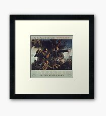U.S. Infantry Vintage Poster Framed Print